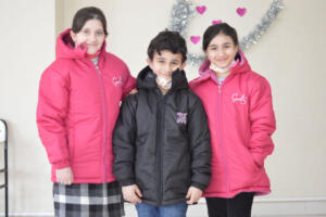 Providing the kids in winter time with jackets and some clothes