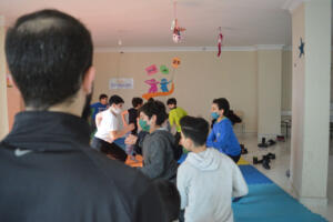 Karate and Kung Fu session with Coach Bassem to build healthy and strong bodies