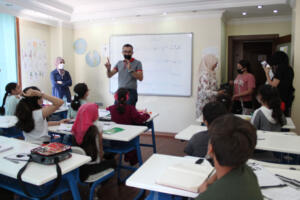 Dental check up and oral hygiene session along with tips on how to keep their teeth healthy with Dr Ammar Mosa.